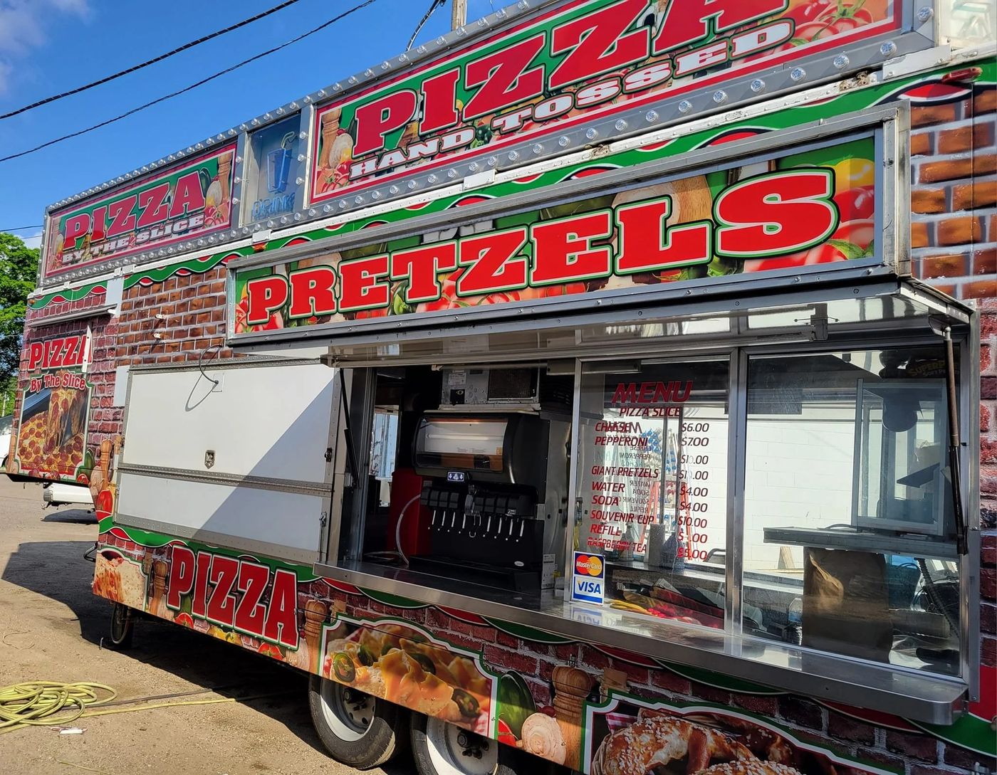 Food truck beverage installation