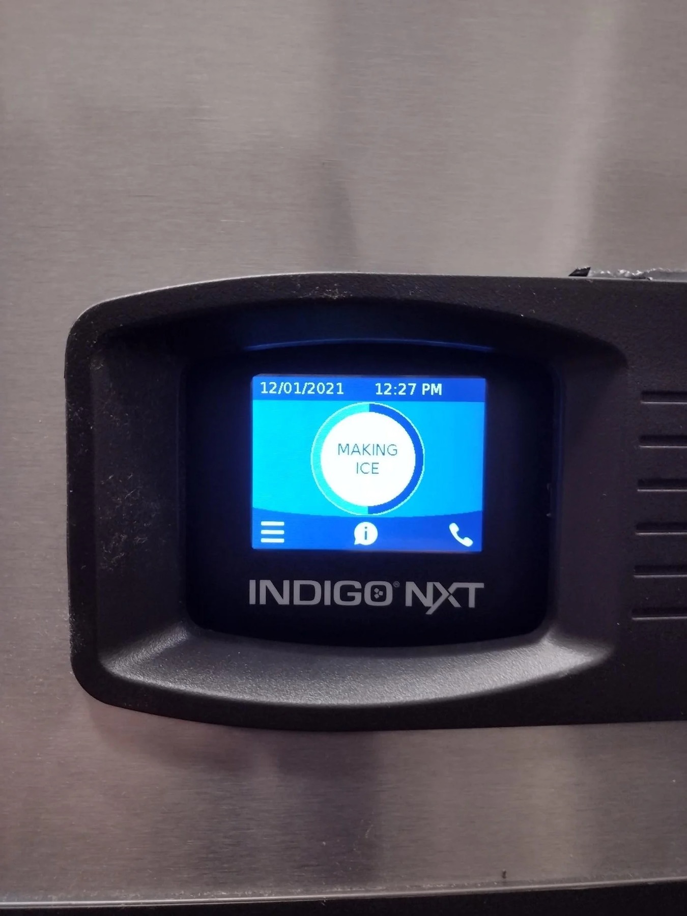 Ice machine and bin connections during the swap